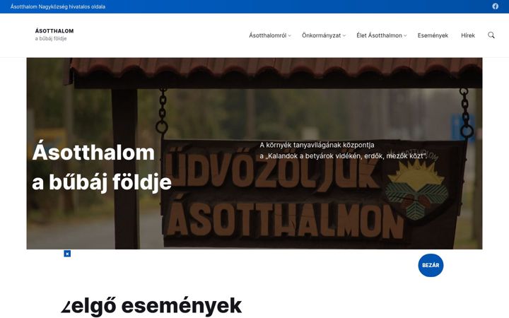Screenshot of asotthalom.hu