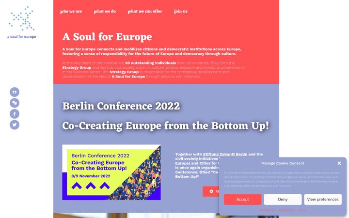 Screenshot of asoulforeurope.eu