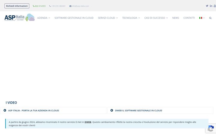 Screenshot von asp-italia.com