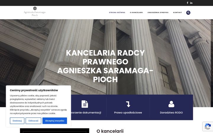 Captură de ecran a asp-kancelaria.pl