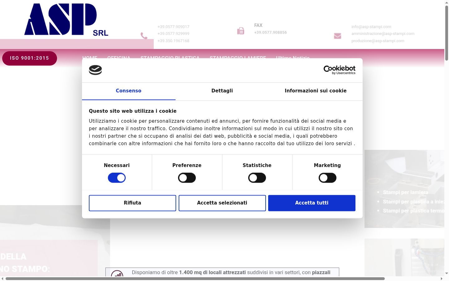 Captură de ecran a bannerului de consimțământ afișat înainte de orice interacțiune