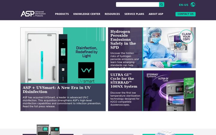 Screenshot of asp.com