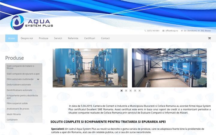 Screenshot of asp.ro