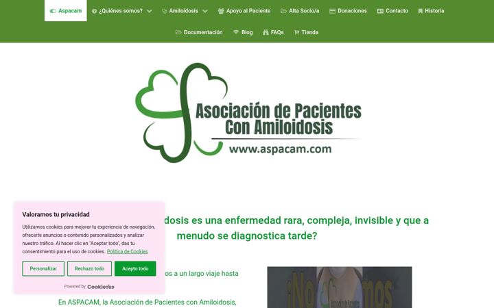Screenshot of aspacam.com