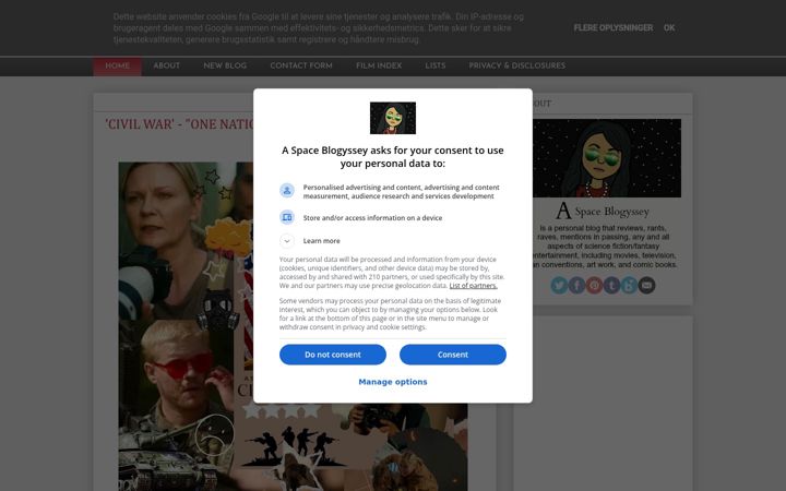 Captura de ecrã de aspaceblogyssey.com