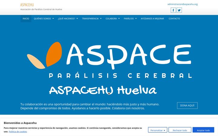 Screenshot of aspacehu.org