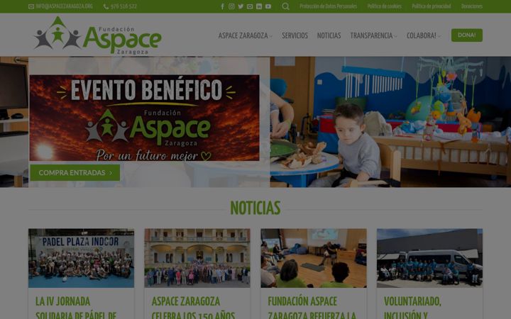 Screenshot of aspacezaragoza.org