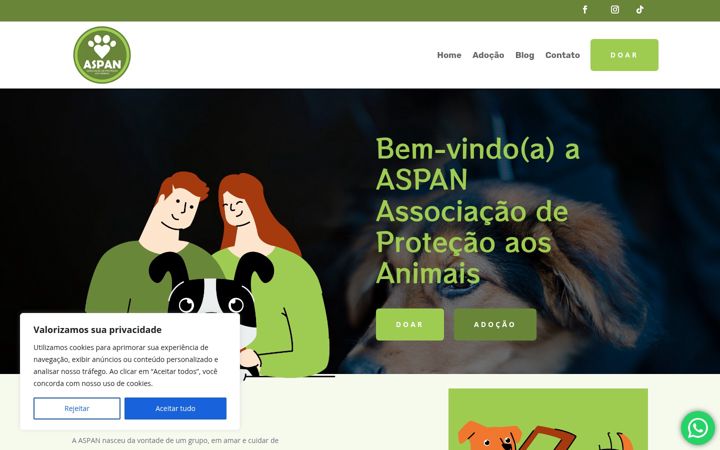 Screenshot of aspan-rn.org