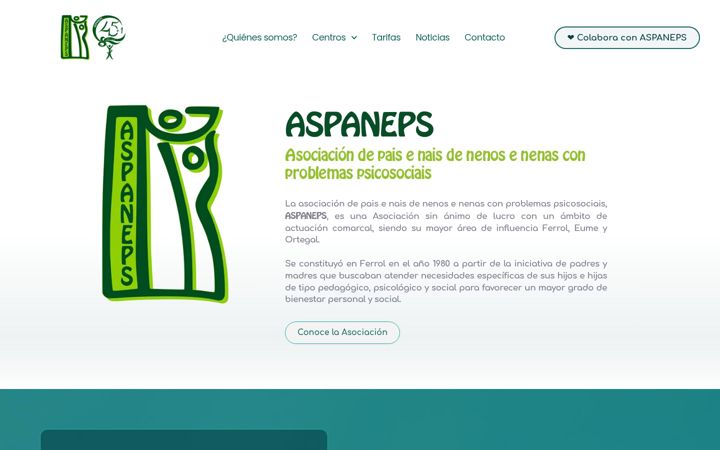 Screenshot of aspaneps.com