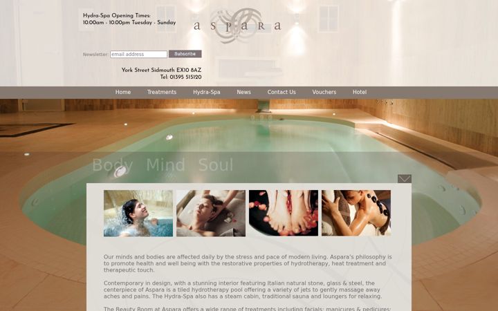 Screenshot of aspara.co.uk