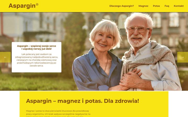 Screenshot of aspargin.pl