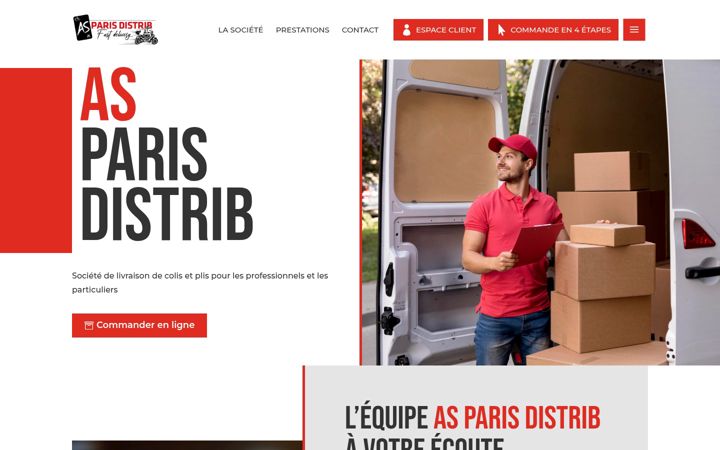 Captura de ecrã de asparisdistrib.com