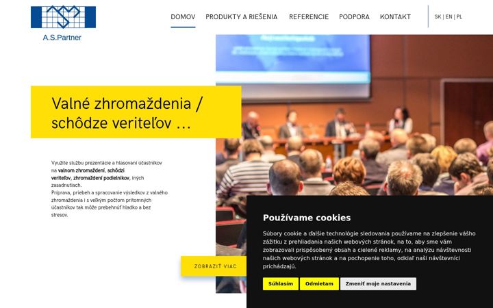 Screenshot of aspartner.sk