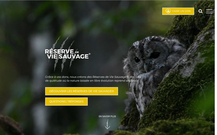 Captura de pantalla de aspas-reserves-vie-sauvage.org