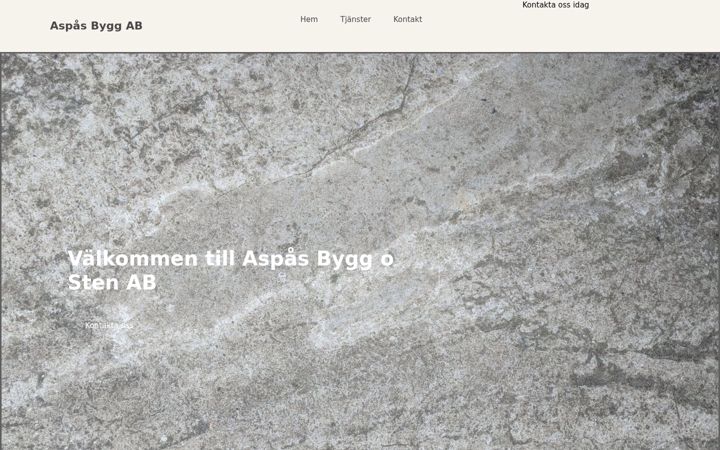 Screenshot of aspasgravstenar.se