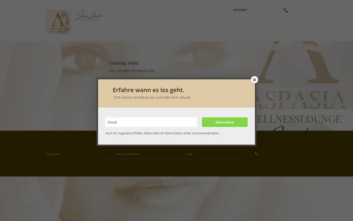 Screenshot of aspasia-wellness.com