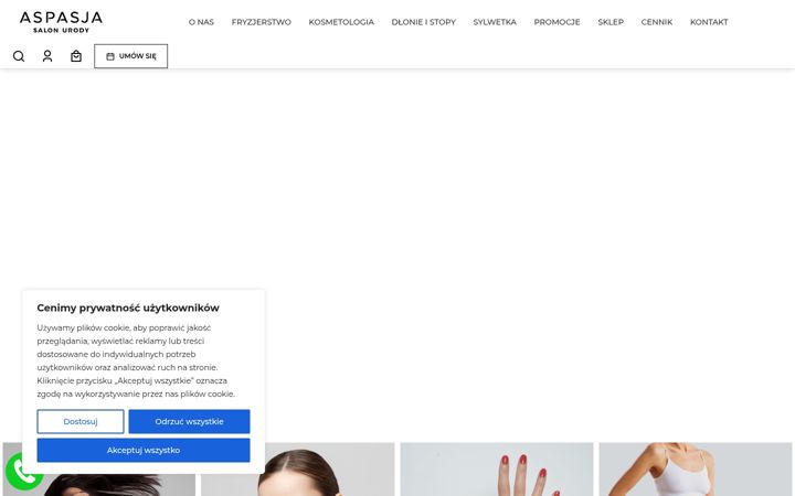 Captura de pantalla de aspasja.pl