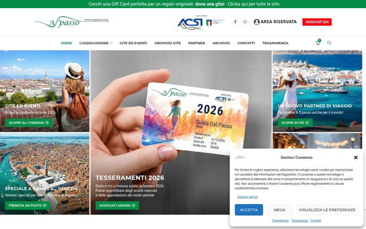 Screenshot of aspasso.org