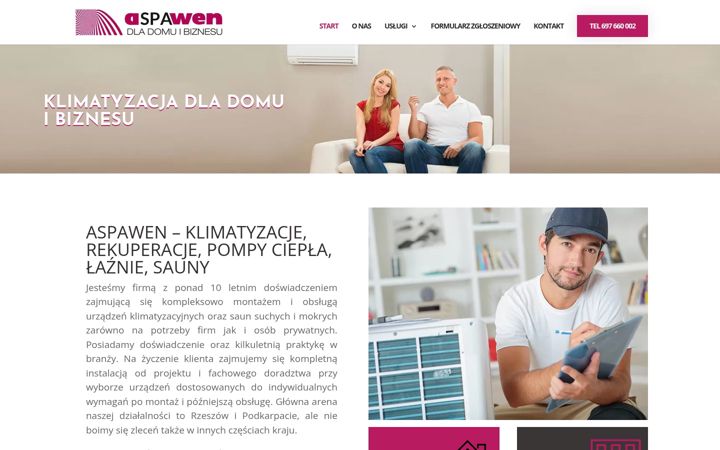 Screenshot of aspawen.pl