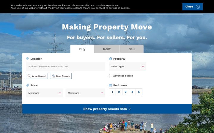 Screenshot of aspc.co.uk