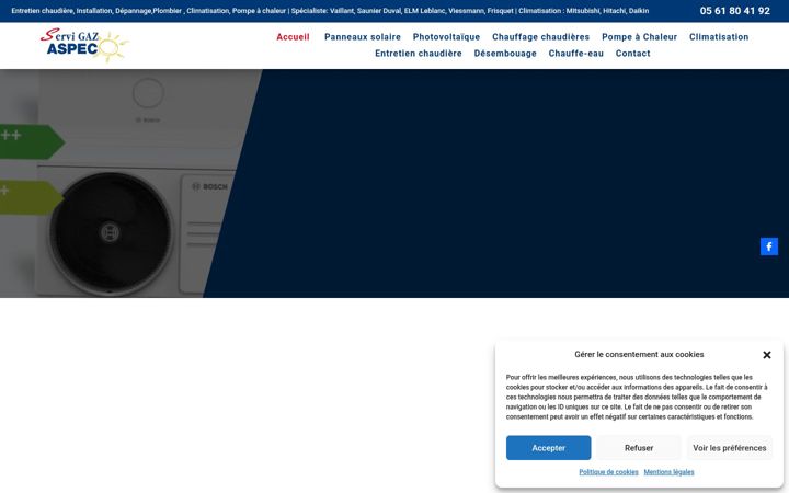 Captura de ecrã de aspecservigaz31.fr