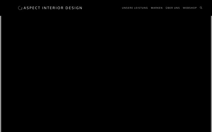 Screenshot of aspect-interior.de