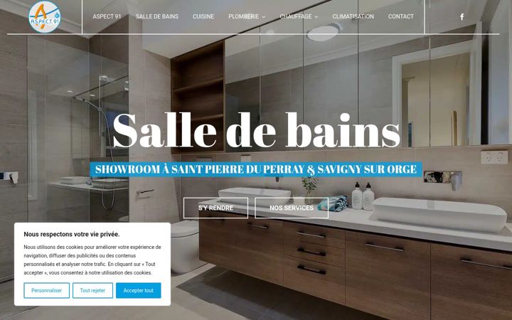 Captură de ecran a aspect91.com