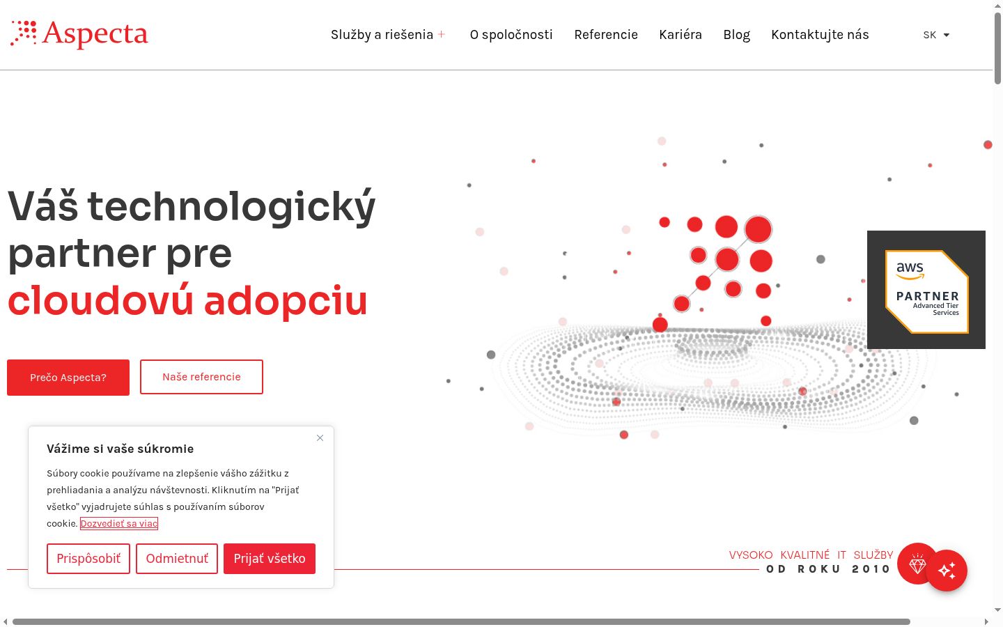 Screenshot tal-banner tal-kunsens muri qabel kwalunkwe interazzjoni
