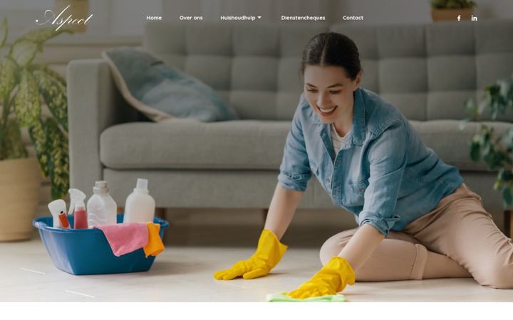 Screenshot van aspectservice.be