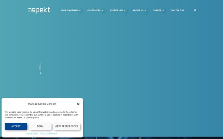 Screenshot van aspekt.mk