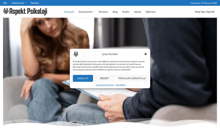 Capture d'écran de aspektpsikoloji.com