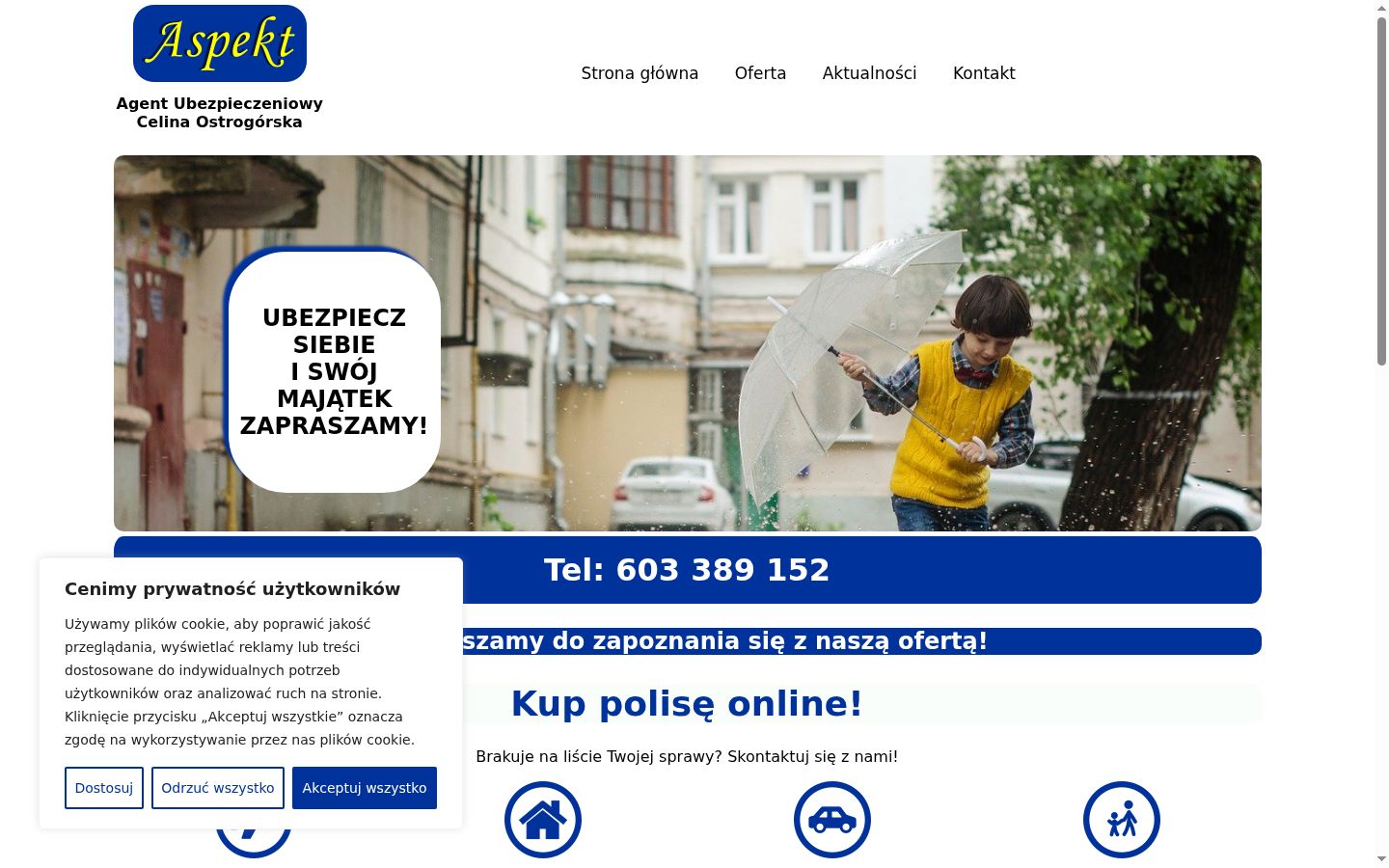 Screenshot van de toestemmingsbanner zoals getoond vóór enige interactie