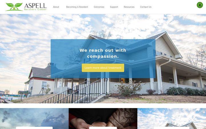 Screenshot of aspellrecovery.com