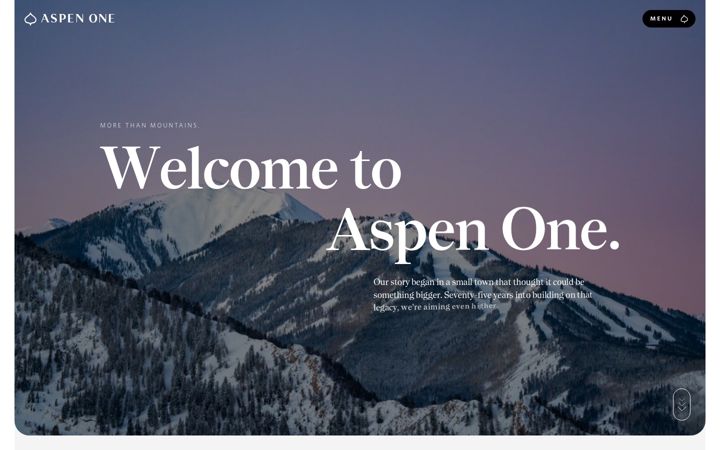 Skjermbilde av aspen.com