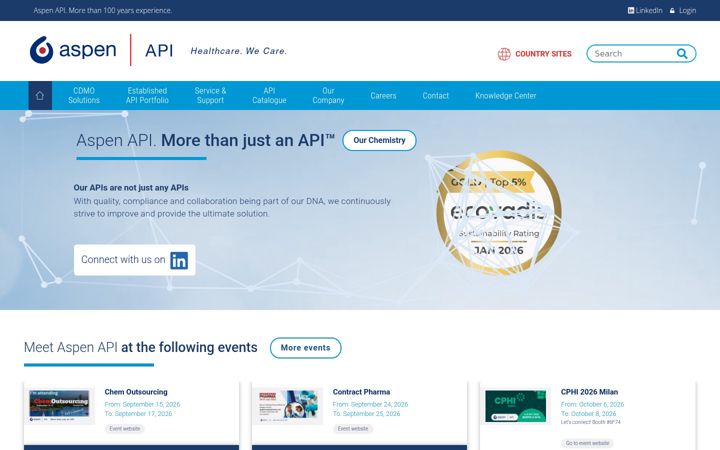 Skjermbilde av aspenapi.com