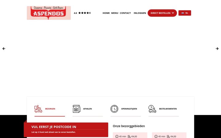 Screenshot of aspendosonline.nl