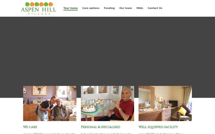Screenshot of aspenhillvillage.com