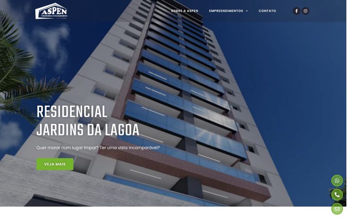 Captura de pantalla de aspenincorporadora.com.br
