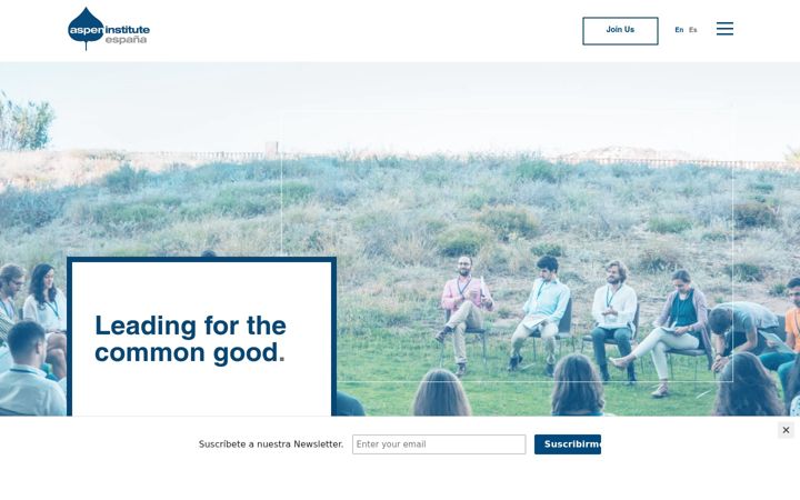 Screenshot of aspeninstitute.es