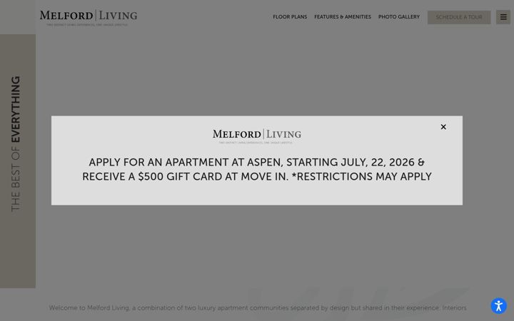 Screenshot of aspenmelford.com