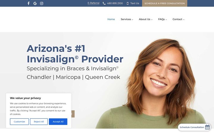Skjermbilde av aspenortho.com