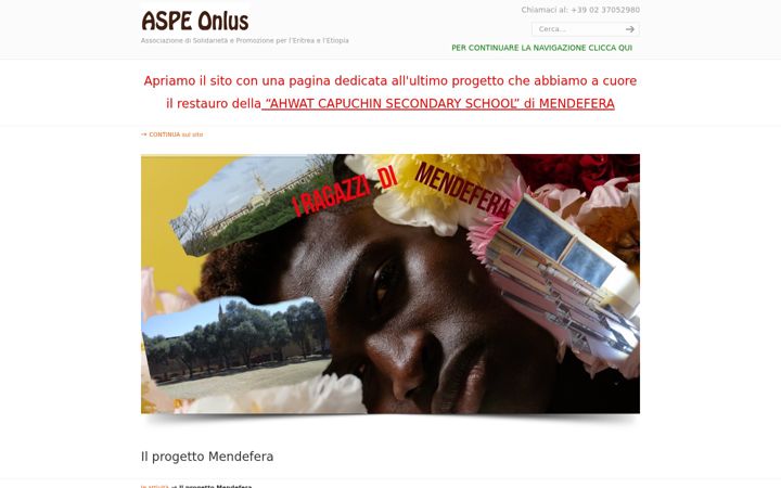 Ekraanipilt saidist aspeonlus.org