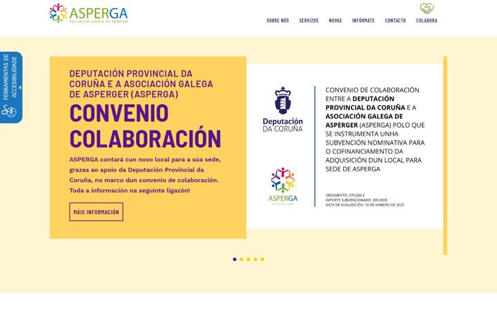 Screenshot of asperga.org