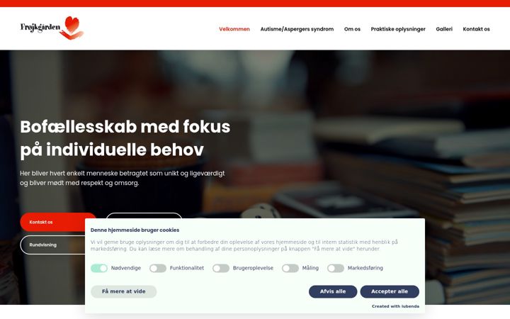 Screenshot of asperger-holstebro.dk