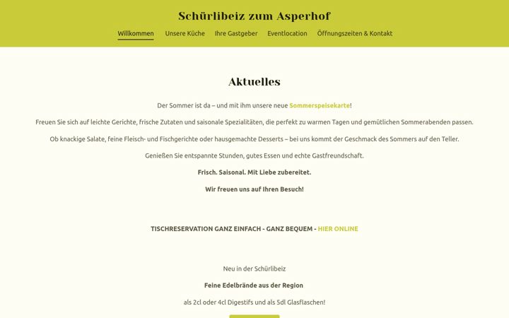 Screenshot of asperhof.ch