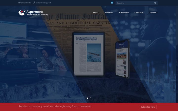 Screenshot of aspermont.com