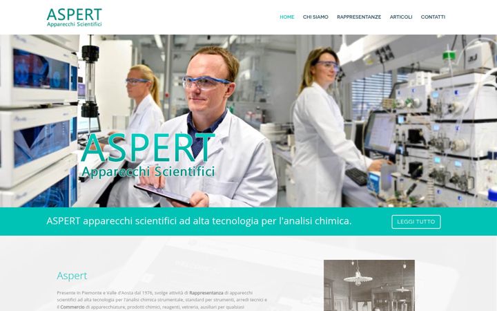 Screenshot of aspert.it