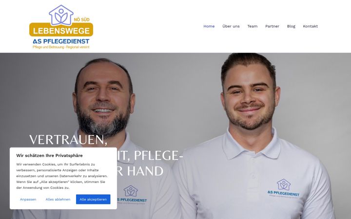 Ekrānuzņēmums no aspflegedienst.at