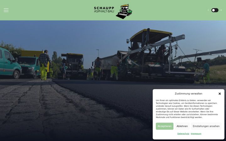 Skärmbild av asphalt-bau.de