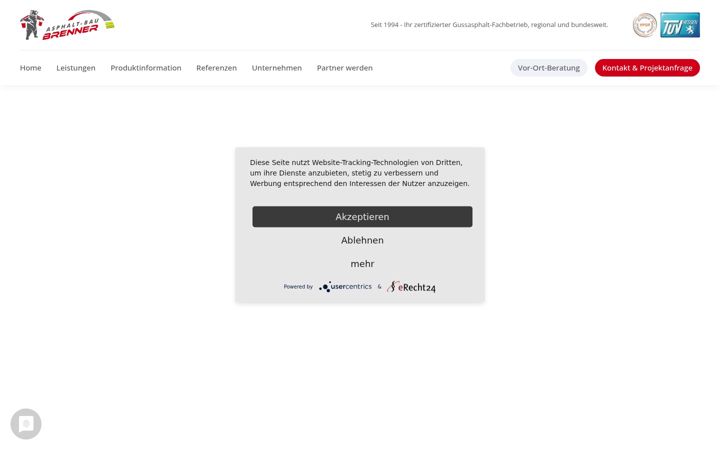 Screenshot of asphaltbrenner.de